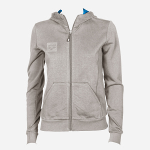 Спортивна кофта Arena W ESSENTIAL HOODED F/Z JACKET 001041-520 S Сіра Меланж (3468335987187)