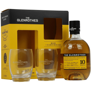 Виски Glenrothes 10 лет выдержки 0.7 л 40% с 2 стаканами (3068680213001) лучшая модель в Харькове