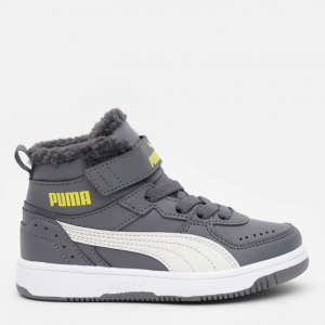 Ботинки детские Puma Rebound Joy Fur PS 37547904 31 (12) Castlerock-Nimbus Cloud-Nrgy Yellow-Puma White (4063699545722) надежный