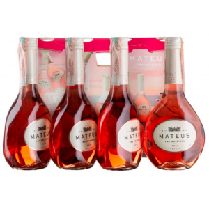 Вино Mateus Rose Multi-Pack рожеве напівсухе 0.25 л 4 шт 11% (5601012011425) краща модель в Харкові