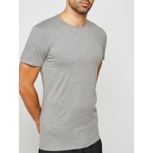 Футболка Puma Basic Men's Crew Neck T-Shirt 2P 90730703 L 2 шт Grey (8718824591971) ТОП в Харкові