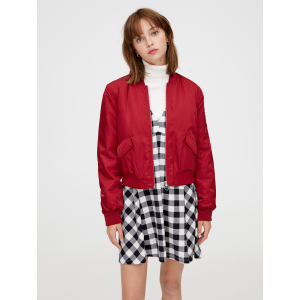 хорошая модель Бомбер Pull & Bear 9714/300/681 S Бордовый (SZ09714300681029)