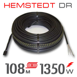 Нагревательный кабель Hemstedt DR 12,5 Вт - 108 м