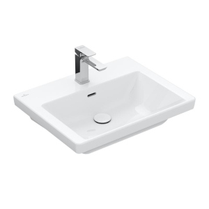 Умывальник на тумбу 60см VILLEROY & BOCH SUBWAY 3.0 4А706001 белый (83801) в Харькове