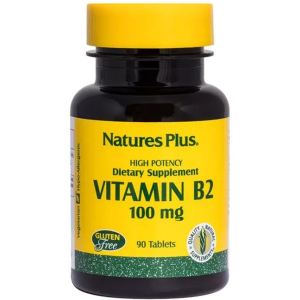 Рибофлавин, B-2, Nature's Plus, 100 мг, 90 Таблеток (097467016309) ТОП в Харькове