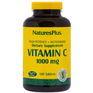 Вітамін C, Vitamin C, 1000 мг, Nature's Plus, 180 таблеток (097467022904) ТОП в Харкові