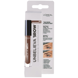 Гель для бровей L’Oreal Paris Unbelieva Brow 108 Темно-коричневый 3.4 мл (3600523674626) лучшая модель в Харькове