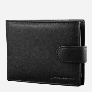 Чоловічий гаманець шкіряний DNK Leather DNKN1020L-CCF-black Чорний (2900000088405) в Харкові