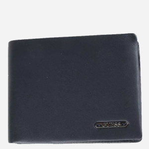 Кошелек мужской кожаный Guess Tyler Billfold W/S Flap W/Cp SM2663LEA24-BLU Темно-синий (8000702444261) рейтинг