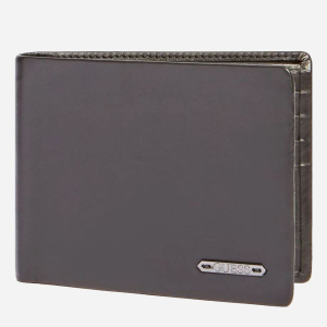 Кошелек мужской кожаный Guess Tyler Flat Billfold SM2664LEA27-BLA Черный (8000702444262) лучшая модель в Харькове