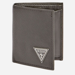 Кошелек мужской Guess Certosa Sm Billfold W/Cp SMCERTLEA22-BLA Черный (8000702444265) надежный