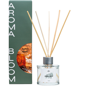 Аромадифузор для дому Aroma Bloom Amber mood Амброве настрій 100 мл (8690954163467)