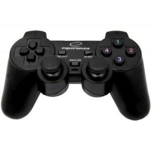 Геймпад Esperanza Vibration gamepad USB warrior (EG102) краща модель в Харкові