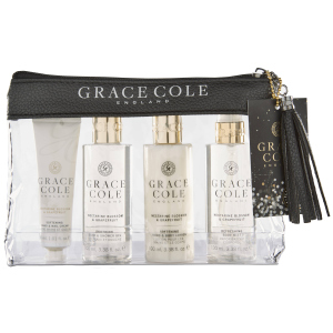 Набір для жінок Grace Cole Travel Set Nectarine Blossom & Grapefruit + косметичка (5055443696551)