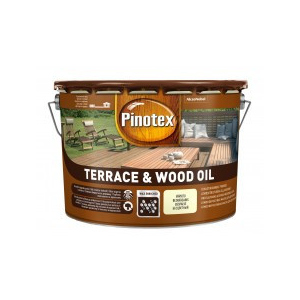 PINOTEX TERRACE & WOOD OIL Тонована атмосферостійка деревозахисна олія 10 л краща модель в Харкові