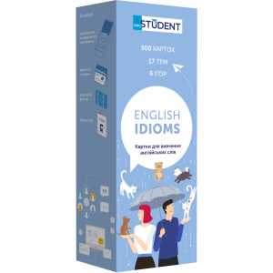 Картки для вивчення англійської English Student English Idioms (9786177702312) краща модель в Харкові