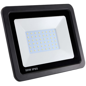 Прожектор светодиодный Eurolamp SMD 50W 6000K черный с радиатором (LED-FL-50/6) в Харькове