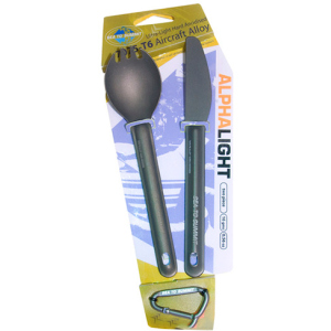 Ніж + Ложка-вилка Sea To Summit Alpha Light Cutlery Set 2pc Knife, Spork ACUTALSET2 (9327868019427) в Харкові