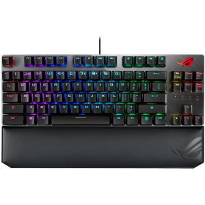 Клавиатура проводная Asus ROG Strix Scope TKL Deluxe Cherry MX Silent Red RGB USB (90MP00N5-BKRA00) ТОП в Харькове