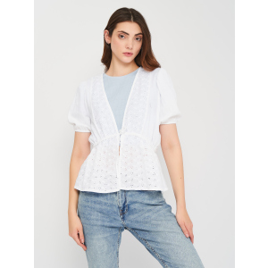 Накидка Pull & Bear 5238/381/250 L Белая (SZ05238381250041) лучшая модель в Харькове