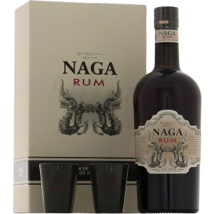 хорошая модель Ром Naga 0.7 л 40% + 2 стакана (8438001407290)