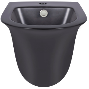 Біде підвісне Qtap Virgo 485х345х365 Matt black QT1855051FMB