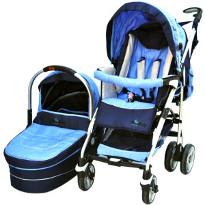 Универсальная коляска 2 в 1 NeoBaby NB702 Сине-голубая (0702-3) в Харькове