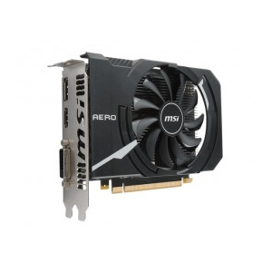 Відеокарта MSI GeForce GTX1050 4GB AERO ITX OC V1 (GF GTX 1050 Ti AERO ITX4) надійний