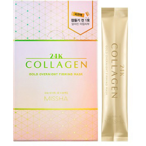 Ночная маска одноразовая Missha 24K Collagen Gold 20 шт (8809643521079) надежный