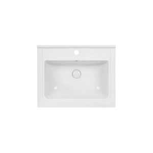 Раковина Qtap Albatross Q 600х480 White з донним клапаном QT01115060QW ТОП в Харкові