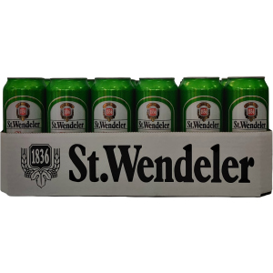 Упаковка пива St.Wendeler Lager светлое фильтрованное 5.3% 0.5 л.х 24 шт (4002631024161G) в Харькове