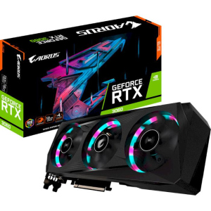 LHR! Видеокарта AORUS GeForce RTX 3060 Elite 12G LHR Rev2.0 (GV-N3060AORUS E-12GD REV.2.0) Gigabyte лучшая модель в Харькове