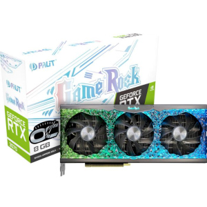 Відеокарта PALIT GeForce RTX 3070 GameRock OC (NE63070H19P2-1040G) краща модель в Харкові