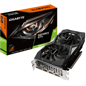 Відеокарта Gigabyte GeForce GTX1660 Ti 6144Mb (GV-N166TD6-6GD) краща модель в Харкові