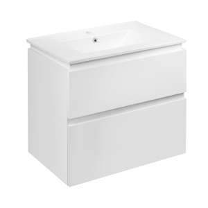 Комплект Qtap Albatross 710х725х460 White тумба підвісна + раковина врізна QT0172TP700D3070CW в Харкові