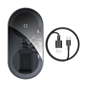 БЗУ Baseus Simple 2in1 Wireless Charger Pro Edition для Phones+Pod (1-00810)