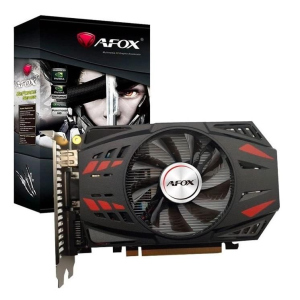 AFOX Видеокарта Geforce GTX750Ti 4GB GDDR5 128Bit DVI HDMI VGA ATX Single Fan лучшая модель в Харькове