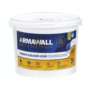 хороша модель Готовий до використання клей для шпалер ARMAWALL 3 кг.