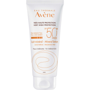 Сонцезахисне молочко мінеральне Avene SPF 50+ для гіперчутливої ​​шкіри 100 мл (3282779355872) ТОП в Харкові