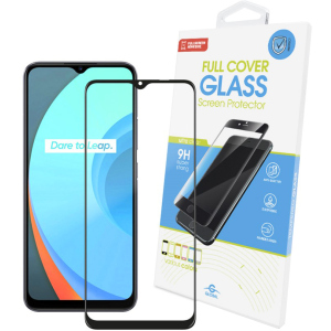 Захисне скло Global Full Glue для Realme C11 Black ТОП в Харкові