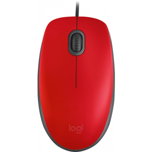 хороша модель Миша Logitech M110 Silent USB Red/Black (910-005489)