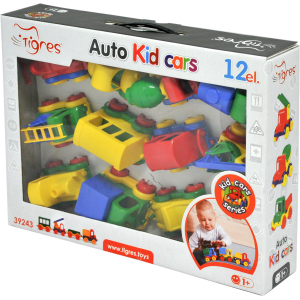 Набор авто Tigres Kid cars 12 шт (39243) ТОП в Харькове