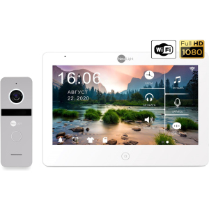 Комплект видеодомофона NeoLight Mezzo HD WF и Solo FHD Silver в Харькове