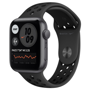 Смарт-часы Apple Watch SE Nike GPS 44mm Space Gray Aluminium Case with Anthracite/Black Nike Sport Band (MYYK2UL/A) в Харкові