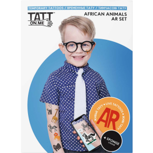 купити Тимчасові тату TATTon.me AR African animals set (TSARAnimals) (4820191131743)