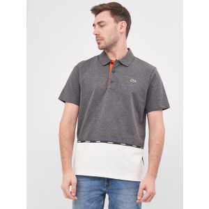 Поло Lacoste YH1539-H17 M (T4) Gray/White (3614039997339) в Харкові