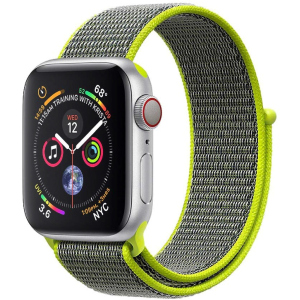 Ремінець Promate Fibro-42 для Apple Watch 42-44 мм 1/2/3/4/5/6/SE Green (fibro-42.green) краща модель в Харкові