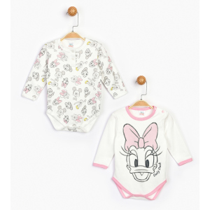 Боді Disney Minnie Mouse MN16077 86-92 см 2 шт Біло-рожеве (8691109822390) ТОП в Харкові