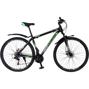 Велосипед Champion Spark 29" 19.5" Black-green-white (29ChWS21-003252) в Харкові