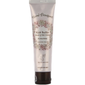 Крем для рук и ног Etude House Hand Bouquet Rich Butter Hand & Heel Cream Питательный и увлажняющий с маслом ши 100 мл (8806179490282) в Харькове